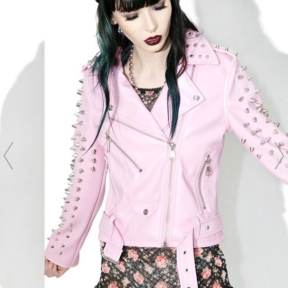 Killstar Pink Vegan Leather Dahlia 